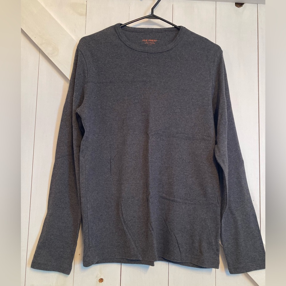 Joe Fresh Men's Long Sleeve Shirt Grey.